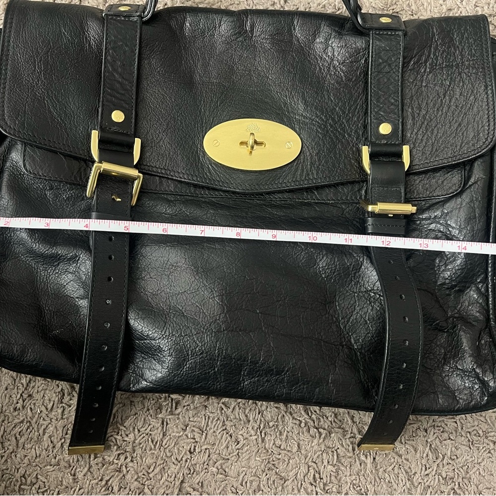 Vintage Mulberry Oversized Alexa with Gold Accents - Picture 4 of 10